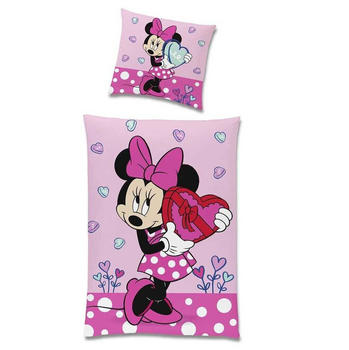 Beronage Minnie Mouse Herz 80x80+135x200cm