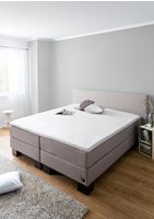 Schiesser Spannbettlaken "Flexi f&uuml;r Topper aus 95% Baumwolle und 5% Elasthan in