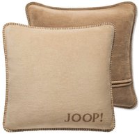 JOOP Uni Kissen Doubleface 50x50 cm Kissenh&uuml;lle | Macchiato-Cashew - beige;braun