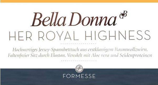 Formesse Bella Donna Jersey 180x200-200x220cm safran (0537)