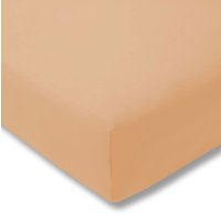 Estella Zwirnjersey Spannbetttuch 90x190 - 120x220 cm | sand - orange