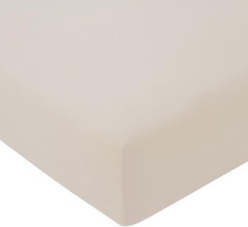 Estella Zwirn-Jersey-Spannbettlaken 90x200-120x220cm beige