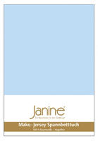 Janine Spannbettlaken "MAKO-FEINJERSEY 5007" aus 100% Baumwolle, f&uuml;r Matratzen bis