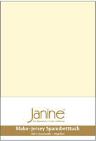 Janine Spannbettlaken "MAKO-FEINJERSEY 5007" aus 100% Baumwolle, f&uuml;r Matratzen bis