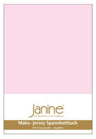 Janine Spannbettlaken "MAKO-FEINJERSEY 5007" aus 100% Baumwolle, f&uuml;r Matratzen...