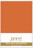 Janine 5007 Spannbetttuch 90x190-100x200cm rost-orange