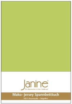 Janine 5007 Spannbetttuch 90x190-100x200cm apfelgrün