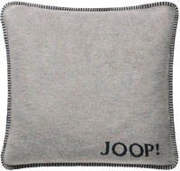 JOOP Uni Kissen Doubleface 50x50 cm Kissenh&uuml;lle | Ash-Anthrazit - grau;schwarz
