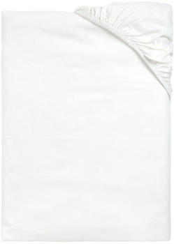 Pikolin Home Fitted Bed Sheet 100% Cotton 150 x 190/200 cm White