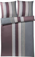 JOOP! &raquo;Cornflower Stripes&laquo; Deep Wine 4069-01 Bettw&auml;sche / 200x220 cm / 2x...