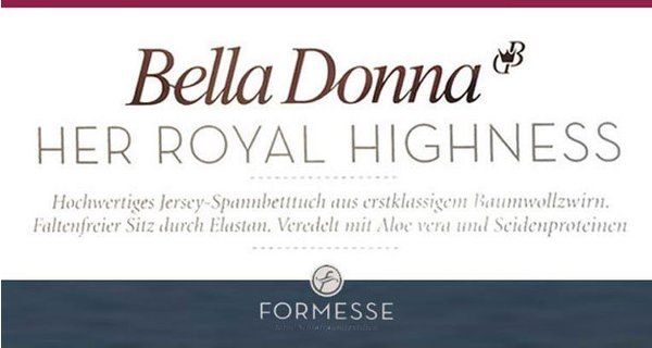 Formesse Bella Donna Jersey 200x220-220x240cm bordeaux