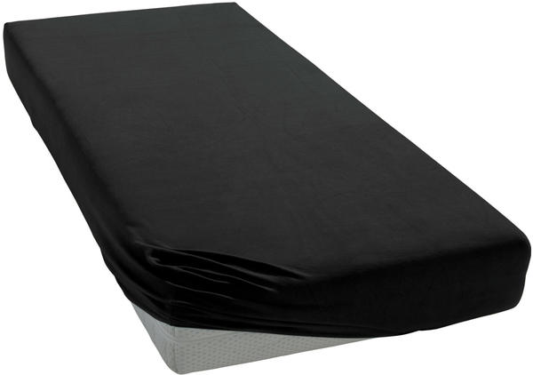 Estella Spannbetttuch Fein-Jersey 180x200-200x200cm schwarz