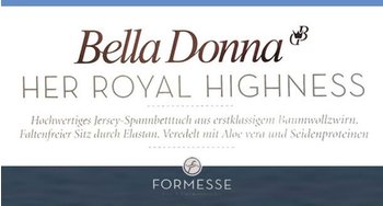 Formesse Bella Donna Jersey 180x200-200x220cm azur (0180)