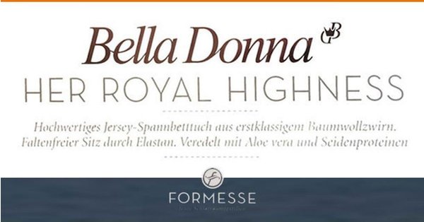 Formesse Bella Donna Jersey 90x190-100x220cm mango