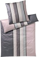 JOOP! &raquo;Cornflower Stripes&laquo; Deep Rose 4069-11 Bettw&auml;sche / 240x220 cm / 2x 80x80 cm