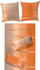 Erwin Müller Flanell Bettwäsche 80x80+135x200cm orange