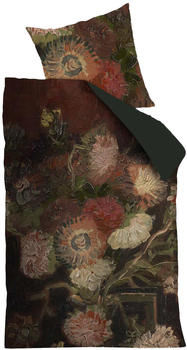 Beddinghouse Van Gogh Gladioli 80x80+135x200cm braun/rot