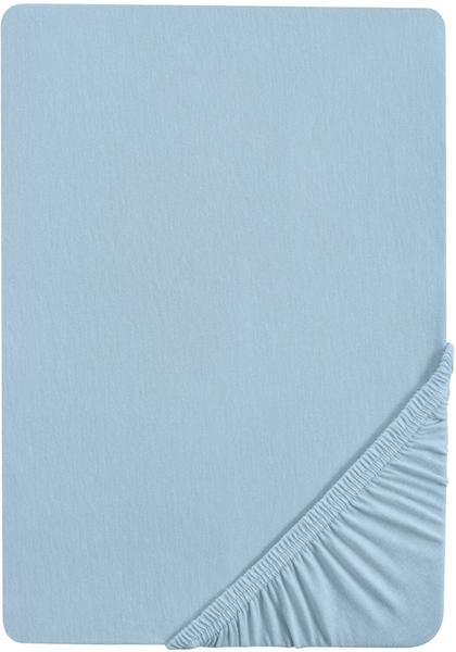 Biberna 77144 Jersey-Stretch 90x190-100x200cm blau