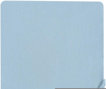 Biberna 12344 Frottee-Stretch 140-160x190-200cm himmelblau