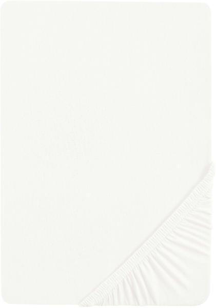 Biberna 12344 Frottee-Stretch 90-100x190-200cm weiß