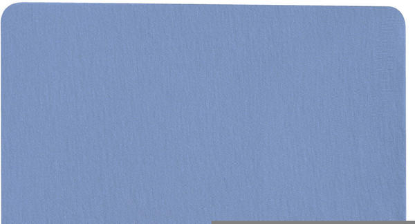 Biberna 12344 Frottee-Stretch 90-100x190-200cm blau