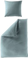 BIERBAUM Bettw&auml;sche "Senci in 135x200 oder 155x220 cm" 2 Stk. Uni Optik mit feinem