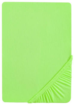 Biberna 77155 Jersey-Stretch 90-100x190-200cm grasgrün