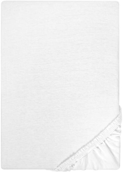 Biberna 77155 Jersey-Stretch 90-100x190-200cm weiß