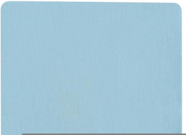 Biberna 77155 Jersey-Stretch 90-100x190-200cm blau