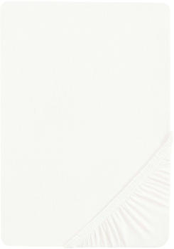 Biberna 12344 Frottee-Stretch 180-200x200cm weiß
