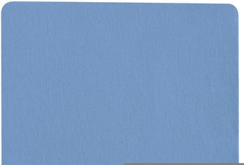 Biberna 12344 Frottee-Stretch 180-200x200cm taubenblau