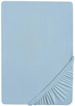 Biberna 12344 Frottee-Stretch 180-200x200cm blau