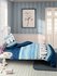 Bierbaum Seersucker Bettwäsche 80x80+135x220 cm Leuchtturm blau