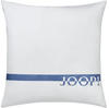 JOOP Kissenbezug einzeln 80x80 cm Bettwäsche Logo Stripes aqua