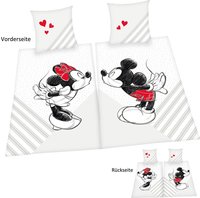 Disney Partnerbettw&auml;sche "Disneys Mickey und Minnie Mouse in Gr. 135x200 cm"