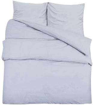 vidaXL Bed Sheet Set 220x240+65x65cm Grey