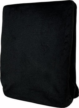 One Home Winter Cashmere Touch (1 St) flauschig warmes Teddy Plüsch schwarz 90-100 cm x 200 cm