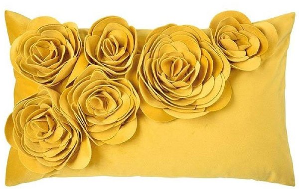 pad Floral Blüten 30x50cm gelb