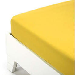 Caleffi S.p.A. Single fitted bed sheet cotton yellow