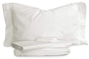 Caleffi S.p.A. Flannel bed sheet set for single bed cream
