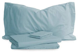 Caleffi S.p.A. Flannel bed sheet set for single bed sky