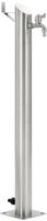 vidaXL Garten-Wassers&auml;ule Edelstahl Rund 95 cm