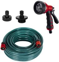 Einhell Pumpenschlauch 20m Gartenschlauch inkl. Adapter und Spritzpistole