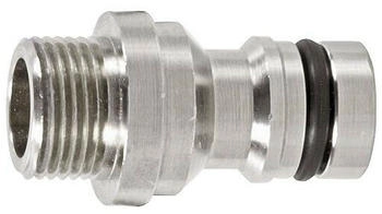 Geka Gerätestecker plus-Stecksystem Messing vernickelt Aussengewinde 1/2″ (46.1710)