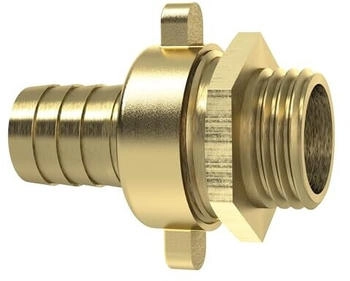 Riegler Standrohrverbindung G1 1/4 AG x 32 mm, Mutter 1 1/2 flachdichtend, Messing (SRV11432MS33FL)