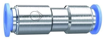 Riegler Gerades Rückschlagventil Blaue Serie Steckanschluss Ø 6 mm (204.06-2)
