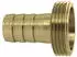 Riegler Schlauchverschraubung 1/3 G2x50 flachdichtend ohne Bund, leichte Ausführung Messing (SV2050MS13FL)