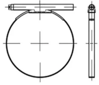 REYHER Schlauchschellen mit Schneckenantrieb DIN 3017 Form A, Edelstahl A4, 170-190/12mm, 10 St&uuml;ck (003017940011900012)