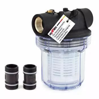 Grafner Wasserfilter f&uuml;r Hauswasserwerk und Gartenpumpe kurz (10633)