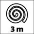 Einhell Saugschlauchverlängerung 3m, Ø 36mm (2351270)